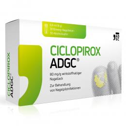 CICLOPIROX ADGC 80 mg/g wirkstoffhalt.Nagellack 6.6 ml Wirkstoffhaltiger Nagellack