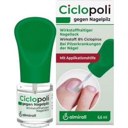 CICLOPOLI gegen Nagelpilz m.Applikationshilfe 6,6 ml