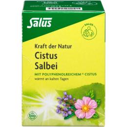 CISTUS SALBEI Kräutertee Kraft d.Natur Salus Fbtl. 15 St. (25,5 g)