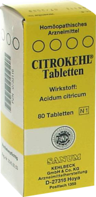 CITROKEHL Tabletten 80 St