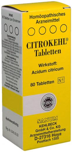 CITROKEHL Tabletten 80 St Tabletten