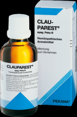 CLAUPAREST spag.Peka N Tropfen 100 ml