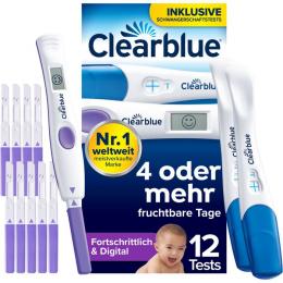CLEARBLUE Ovulation u.Schwangerschaftstest Kombip. 12 St.