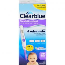 CLEARBLUE Ovulationstest fortschrittlich & digital 20 St.