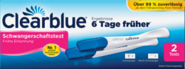 CLEARBLUE Schwangerschaftstest frhe Erkennung 2 St