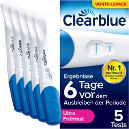 CLEARBLUE Schwangerschaftstest frühe Erkennung 5 St.