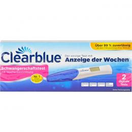 CLEARBLUE Schwangerschaftstest m.Wochenbestimmung 2 St.