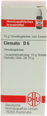 CLEMATIS D 6 Globuli 10 g