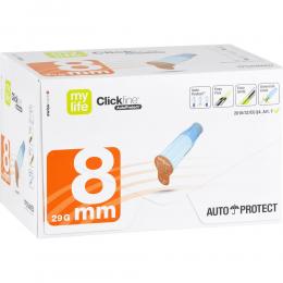 CLICKFINE AutoProtect Pen-Nadeln 8 mm 29 G 100 St Kanüle