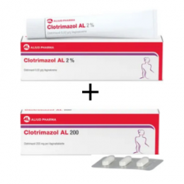 CLOTRIMAZOL AL 2% Vaginalcreme 20 g + CLOTRIMAZOL AL 200 Vaginaltabletten 3 St.