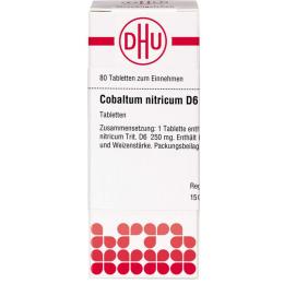 COBALTUM NITRICUM D 6 Tabletten 80 St.