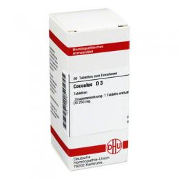 COCCULUS D 3 Tabletten 80 St