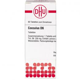 COCCULUS D 6 Tabletten 80 St.