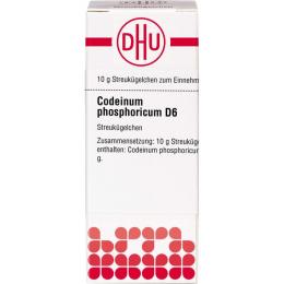 CODEINUM PHOSPHORICUM D 6 Globuli 10 g