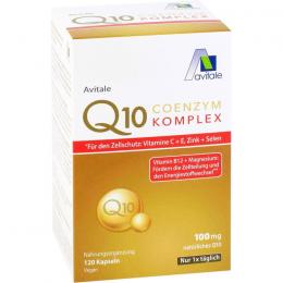 COENZYM Q10 100 mg Kapseln+Vitamine+Mineralstoffe 120 St.