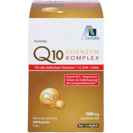 COENZYM Q10 100 mg Kapseln+Vitamine+Mineralstoffe 240 St.
