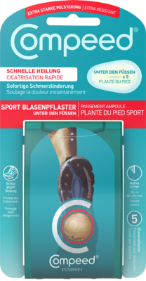 COMPEED Blasenpflaster unter den Füßen 5 St