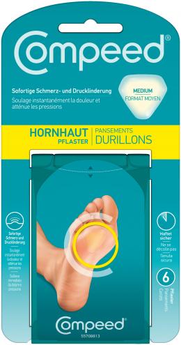 COMPEED Hornhaut Pflaster 6 St Pflaster