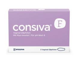 CONSIVA F Vaginal-Zpfchen 3 St