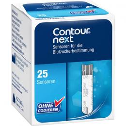 CONTOUR Next Sensoren Teststreifen 25 St.