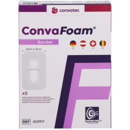 CONVAFOAM Schaumverband Border 8x13 cm 5 St.
