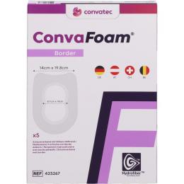 CONVAFOAM Schaumverband Border Multisite 14x19,8cm 5 St.