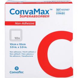 CONVAMAX Superabsorber nicht adhäsiv 10x10 cm 10 St.