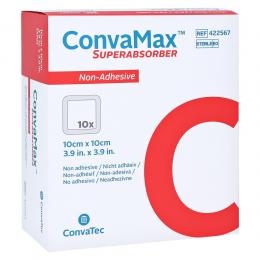 CONVAMAX Superabsorber nicht adhäsiv 10x10 cm 10 St Verband