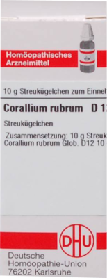 CORALLIUM RUBRUM D 12 Globuli 10 g