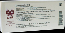 CORPUS STRIATUM GL D 5 Ampullen 10X1 ml