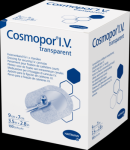 COSMOPOR I.V. transparent Fixierverb.7x9 cm steril 100 St