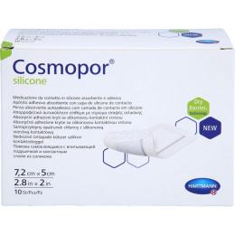 COSMOPOR silicone Wundverband 5x7,2 cm 10 St.