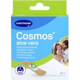 COSMOS Aloe Vera Pflaster 1,9x7,2 cm 20 St.