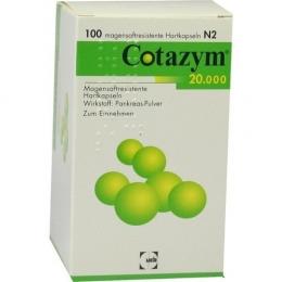 COTAZYM 20.000 Pellets magensaftresistente Kapseln 100 St.