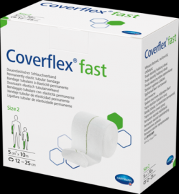 COVERFLEX fast Schlauchverb.Gr.2 5 cmx10 m wei 1 St