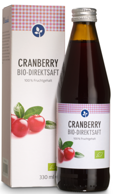CRANBERRY 100% Bio Direktsaft 330 ml