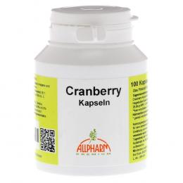Ein aktuelles Angebot für Cranberry Kapseln 100 St Kapseln Blasen- & Harnwegsinfektion - jetzt kaufen, Marke Allpharm Vertriebs GmbH.