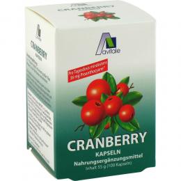 Ein aktuelles Angebot für CRANBERRY KAPSELN 400 mg 100 St Kapseln Blasen- & Harnwegsinfektion - jetzt kaufen, Marke Avitale GmbH.