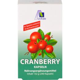 CRANBERRY KAPSELN 400 mg 240 St. (132 g)