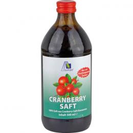 CRANBERRY SAFT 100% Frucht 500 ml