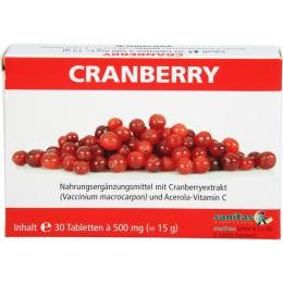 CRANBERRY TABLETTEN 30 St. (15 g)