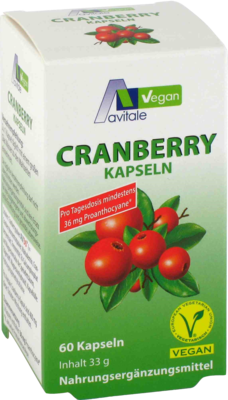 CRANBERRY VEGAN Kapseln 400 mg 60 St