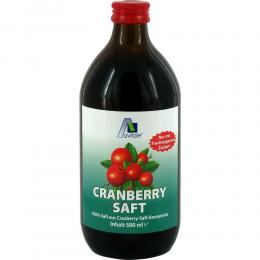 Cranberrysaft 100% Frucht 500 ml Saft