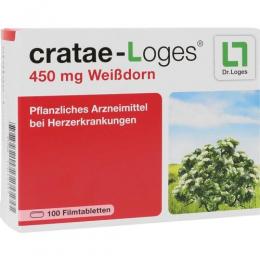 CRATAE-LOGES 450 mg Weißdorn Filmtabletten 100 St.