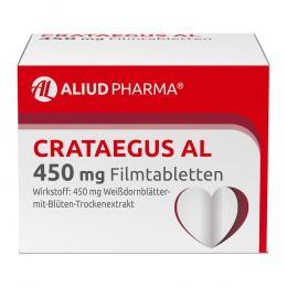 Ein aktuelles Angebot für Crataegus AL 450 mg stärkt das Herz 100 St Filmtabletten Herzstärkung - jetzt kaufen, Marke ALIUD Pharma GmbH.