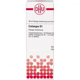 CRATAEGUS D 1 Dilution 20 ml