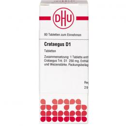 CRATAEGUS D 1 Tabletten 80 St.