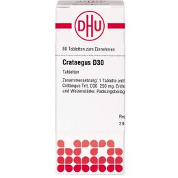 CRATAEGUS D 30 Tabletten 80 St.