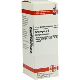 Ein aktuelles Angebot für CRATAEGUS D 6 Dilution 20 ml Dilution Homöopathische Einzelmittel - jetzt kaufen, Marke DHU-Arzneimittel GmbH & Co. KG.