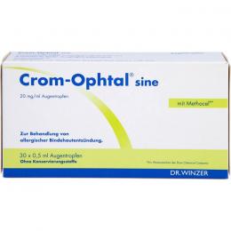 CROM-OPHTAL sine Augentropfen EDB 15 ml